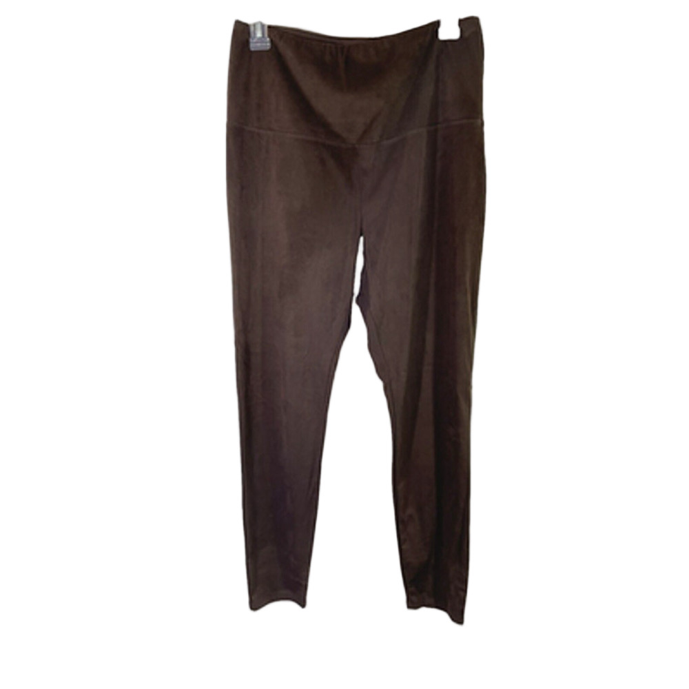 Christian Siriano Tummy Control Brown Pull On Soft & Comfy Leggings Sz M